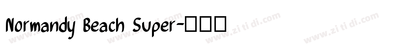 Normandy Beach Super字体转换
